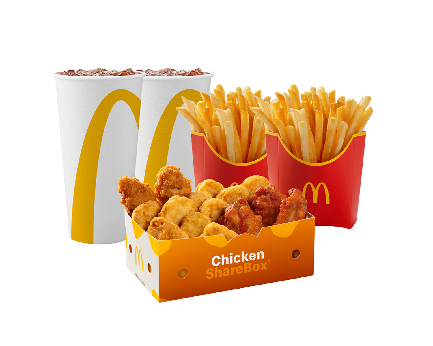Menu Chicken ShareBox para 2