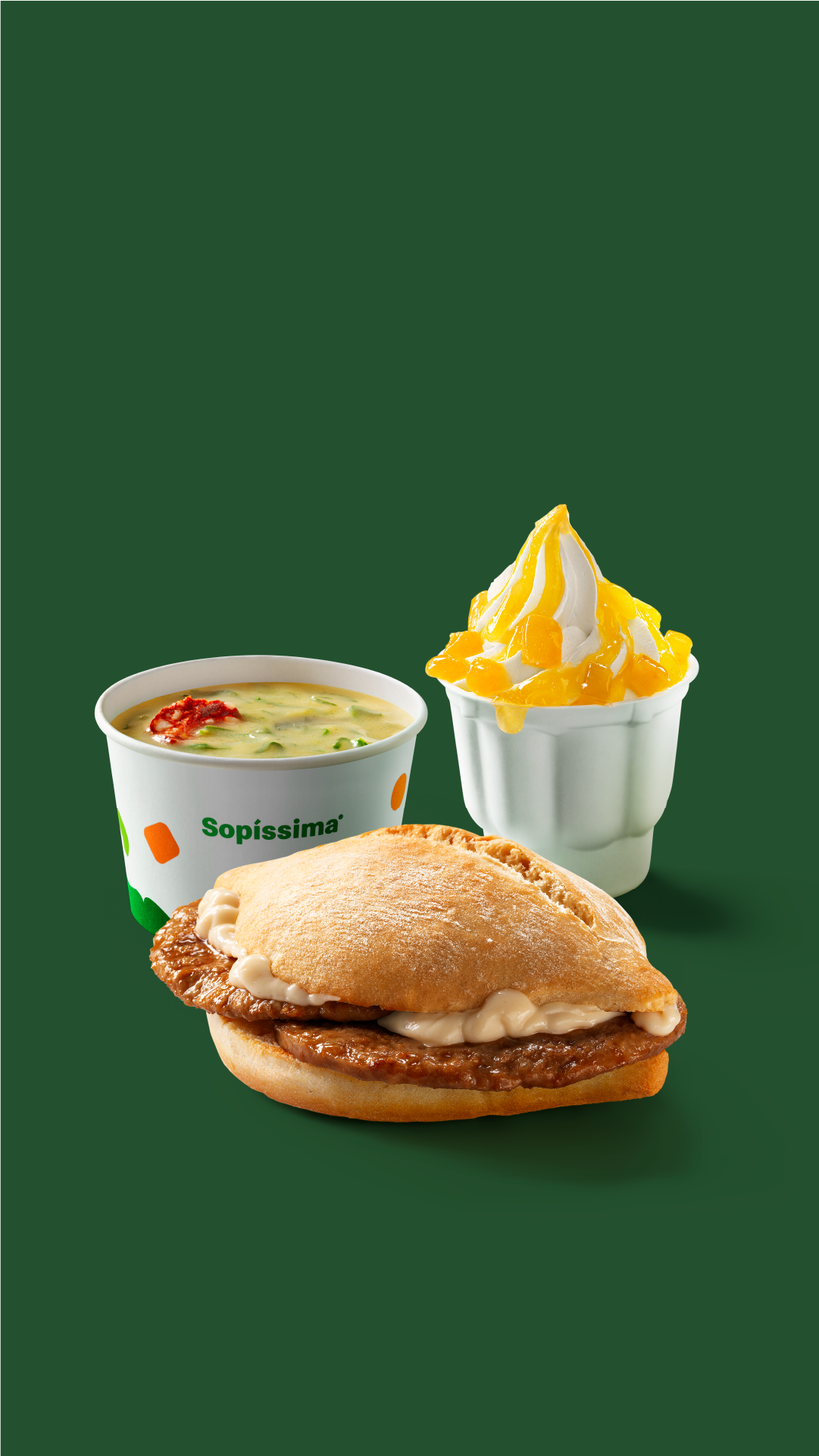 Sopíssima, McBifana e Sundae Ananás dos Açores
