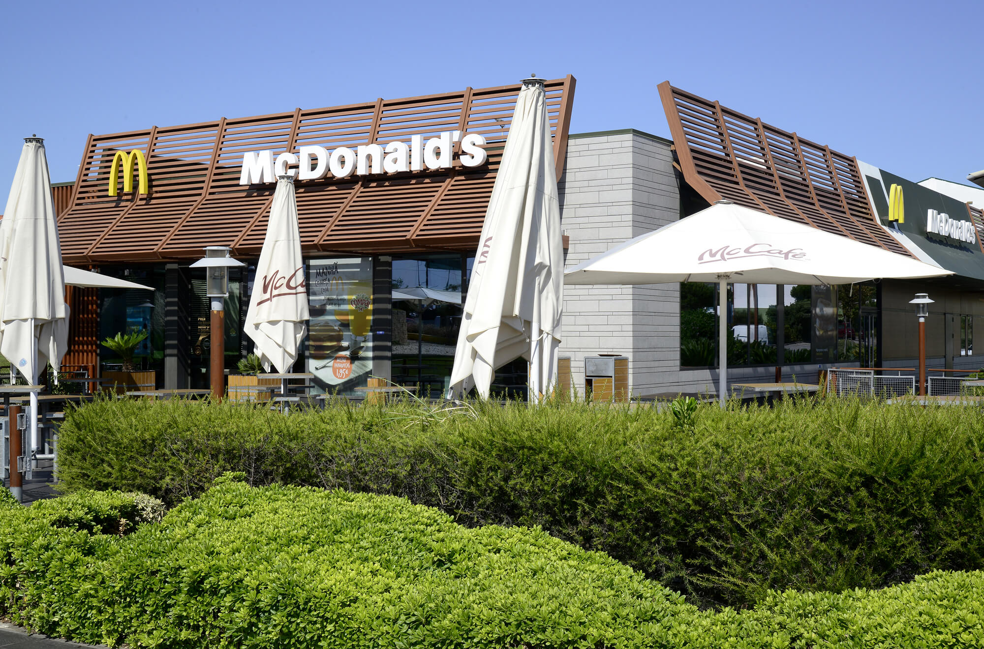Exterior do restaurante McDonald's