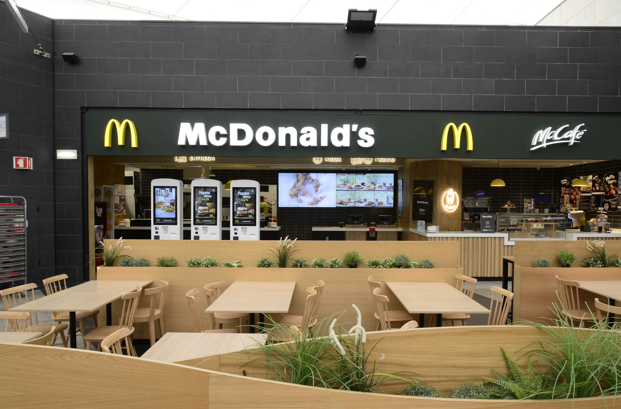 Exterior do restaurante McDonald's