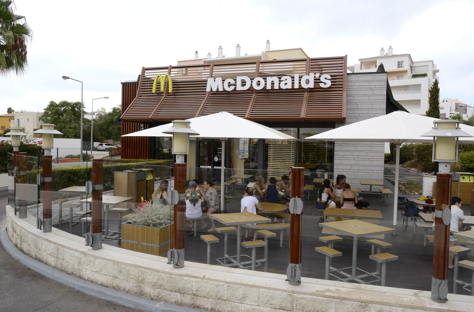 Exterior do restaurante McDonald's