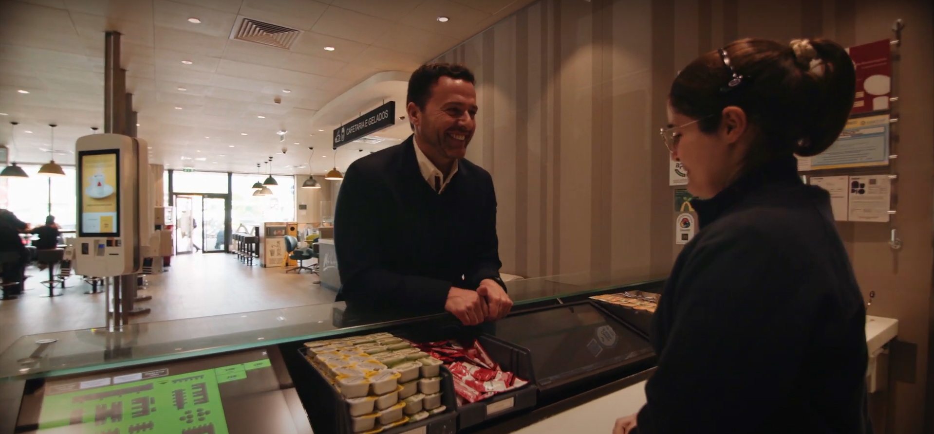 Franquiados no restaurante Mcdonald's