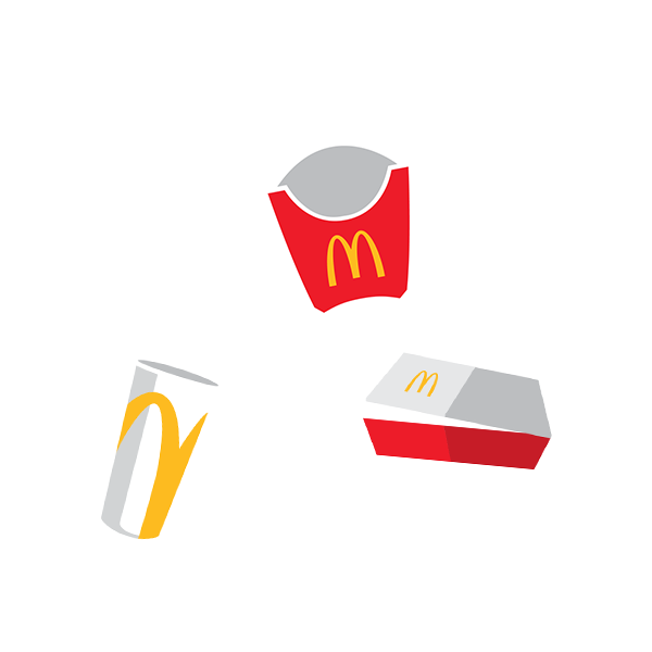 embalagens mcmenu para o ecoponto