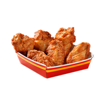 Caixa com chicken Wings